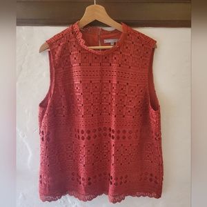 DanielRainn from Anthropologie, red shirt, size XL